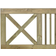 Plus Castle Front Garden Fence 180x75cm