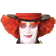 HMS Mad Hatter Adult Eyebrows Orange