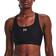 Under Armour Bra Mid Padless Sports Bra for Ladies Black/White