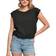 Urban Classics Women's Tb4379 Organic Short Tee T-Shirt - Black