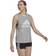 Adidas womens Essentials Big Logo Tank Top Shirt, Grey Heather/White