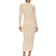 Bardot Strobe Diamante Midi Dress - Nude