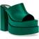 Steve Madden Cagey - Emerald Satin