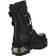 New Rock Reactor Half Boots - Black