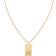 Tommy Hilfiger Dogtag Iconic Stripe Necklace - Gold