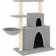 vidaXL grey Cat Tree with Scratching Posts Cat Scratch Tower