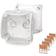 Hensel Hensel 15109999 Forgreningsdåse med stikklemmer, Kan plomberes B x H x T 84 x 84 x 55 mm 1 stk
