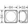 Hensel 15109999 Forgreningsdåse med stikklemmer, Kan plomberes B x H x T 84 x 84 x 55 mm 1 stk