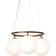 Nuura Miira 3 Dark Bronze/Opal Pendant Lamp 54cm