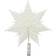 House Doctor Clip Top Star White Adorno de Árbol de Navidad