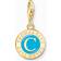 Thomas Sabo Turkos Charmista Coin Guld