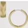 Fossil Örhängen Harlow Guld JF04537710 Örhängen linjär struktur guldfärgade rostfria stål