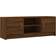 vidaXL Engineered Wood Brown Oak Mobile TV 102x37.5cm