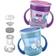 Nuk Mini Magic Cup Night pipmugg Från 6 månader 160 ml 360° spillsäker kant Självlysande Greppvänliga handtag BPA-fri och diskbar Blå