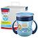 Nuk Mini Magic Cup Night pipmugg Från 6 månader 160 ml 360° spillsäker kant Självlysande Greppvänliga handtag BPA-fri och diskbar Blå