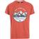 Trespass Men's Printed T-Shirt Lagoon Red