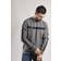 Caterpillar Icon Stripe Sweatshirt Heather Grey