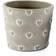 Stone Hearts Planter Round Large