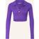 Tommy Jeans Pullover Badge DW0DW14950 Violett Slim Fit