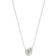 Georg Jensen Daisy Pendant Necklace - Silver/White