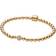 Pandora Beads & Pavé Bracelet - Gold/Transparent