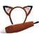 Wicked Costumes fox ears & tail set