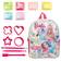 Barbie Liscianigiochi 88874 Dough Rucksack Creative Kit, Rucksack, Dough, Werkzeug, Formen, kreatives Handbuch