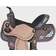 Tough-1 Royal Delilah Barrel Saddle 14in