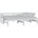 vidaXL Solid Pinewood Soffa 203.5cm 2-sits