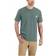 Carhartt Core Logo T-shirt - Light Petrol/White