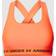 Under Armour Women's Crossback Mid Sports Bra Beta Black