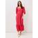 Phase Eight Emaline Linen Maxi Dress, Raspberry