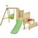 TP Toys Toddler Wooden Swing & Slide Set