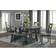 Picket House Furnishings Regan Gray Dining Set 64x64" 6