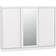 SECONIQUE Nevada White Gloss Wardrobe 243x194cm