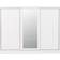 SECONIQUE Nevada White Gloss Wardrobe 243x194cm