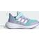 Adidas Fortarun 2.0 Cloudfoam Elastic Lace Top Strap Shoes - Semi Flash Aqua/Silver Metallic/Orchid Fusion