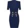 Balmain Mesh dress navy