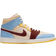 Nike Air Jordan 1 Mid Fearless Maison Chateau Rouge - Pale Vanilla/Cinnamon/Psychic Blue