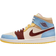 Nike Air Jordan 1 Mid Fearless Maison Chateau Rouge - Pale Vanilla/Cinnamon/Psychic Blue