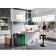 IKEA Stockholm Vit, Svart 170x240 cm