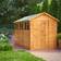 Power Sheds 12x6, Single Apex Wooden Overlap Garden Shed (Building Area 7.35 m²)