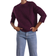 Pieces Ellen Pullover - Grape Wine