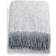 Stackelbergs Mohair pläd melange Filt Vit, Grå (170x130cm)