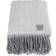 Stackelbergs Mohair pläd melange Filt Vit, Grå (170x130cm)