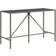 vidaXL Grey with Glass Top 180 x 70 x 110 cm Outdoor Bar Table