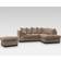 B&Q Chicago Jumbo Cord Facing Corner Sofa