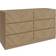 GFW Catania Oak Chest of Drawer 120x68cm
