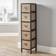 Home Source Derwent Grey/Black Chest of Drawer 22x93cm