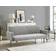 HOME DETAIL Ryan Chevron Design Light Grey Sofa 85cm 3 Seater